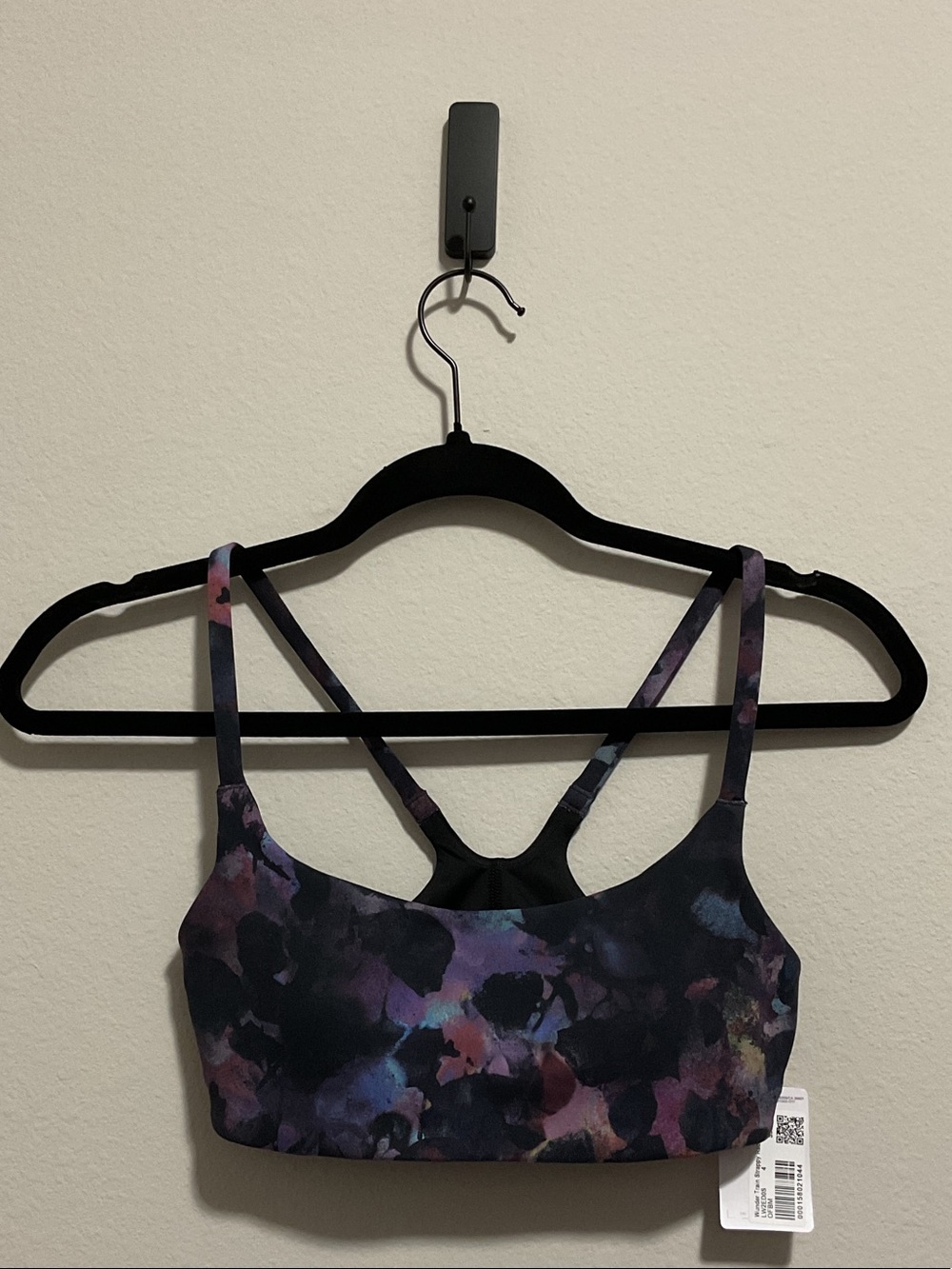 Lululemon Wunder Train Strappy Racer Bra- Color(Opulent Floral Black Multi)